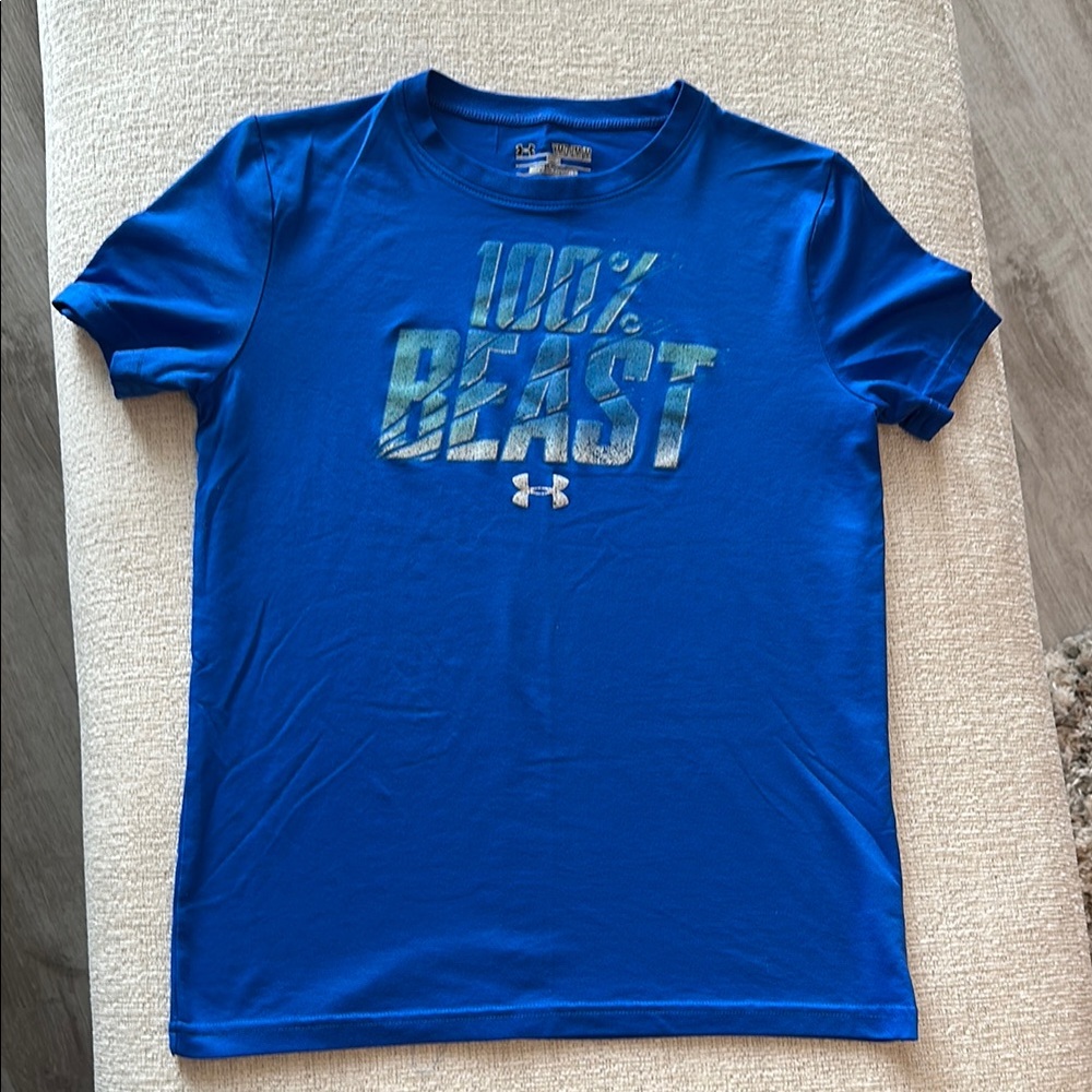 Under Armour Blue 100% Beast T-Shirt